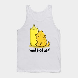 Mutt-stard Cute Mustard Dog Pun Tank Top